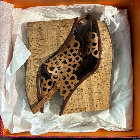 Tory Burch Nori Wedge Sandal - Picture 1 of 4